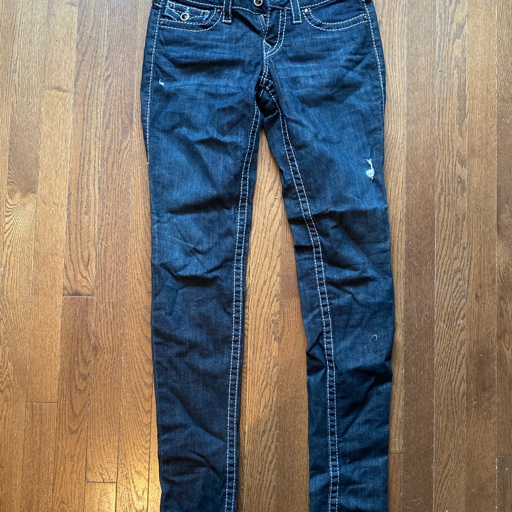 True Religion Dark Blue Skinny Jeans